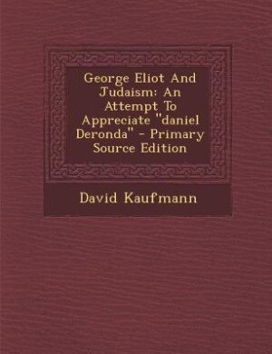 Front cover_George Eliot And Judaism