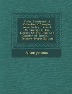 Couverture_Codex Exoniensis