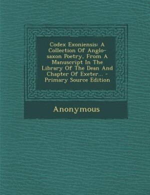Couverture_Codex Exoniensis