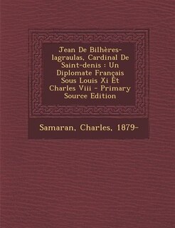 Front cover_Jean De Bilhères-lagraulas, Cardinal De Saint-denis