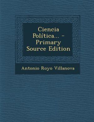 Front cover_Ciencia Política...