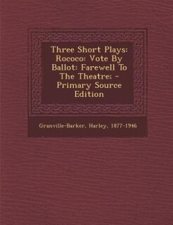 Couverture_Three Short Plays