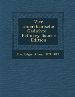 Couverture_Vier amerikanische Gedichte - Primary Source Edition
