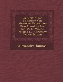Couverture_Die Gräfin Von Salisbury