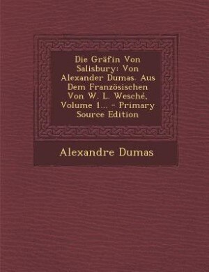 Couverture_Die Gräfin Von Salisbury