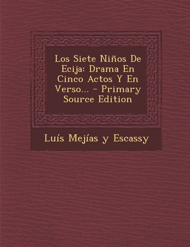 Front cover_Los Siete Niños De Ecija