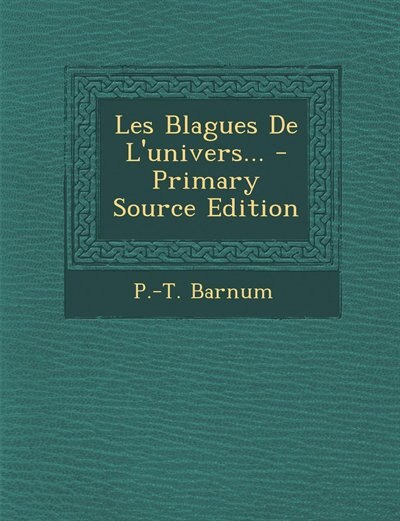 Front cover_Les Blagues De L'univers... - Primary Source Edition