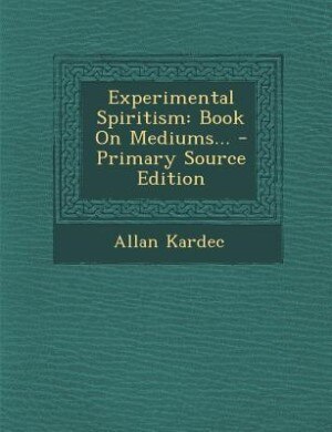 Front cover_Experimental Spiritism
