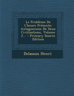 Front cover_Le Problème De L'heure Présente