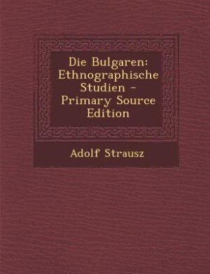 Couverture_Die Bulgaren