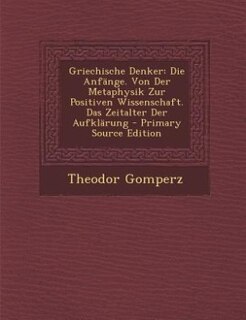Front cover_Griechische Denker