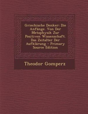 Front cover_Griechische Denker