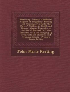 Couverture_Maternity, Infancy, Childhood