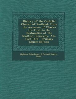 Couverture_History of the Catholic Church of Scotland