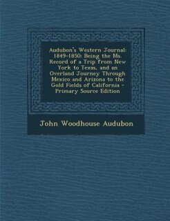 Front cover_Audubon's Western Journal