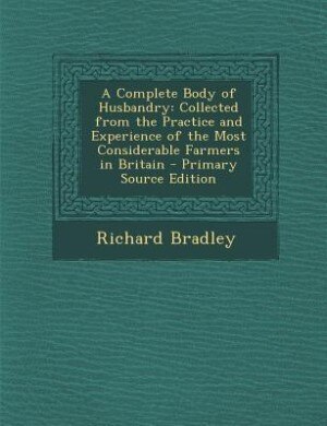 Front cover_A Complete Body of Husbandry