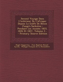 Front cover_Second Voyage Dans L'intérieur De L'afrique