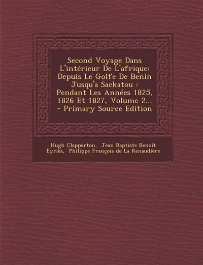 Front cover_Second Voyage Dans L'intérieur De L'afrique