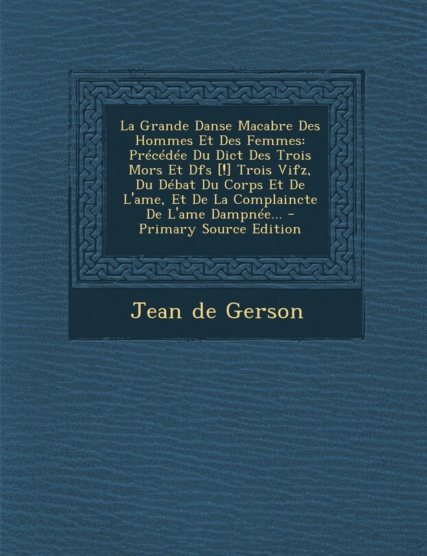 Couverture_La Grande Danse Macabre Des Hommes Et Des Femmes