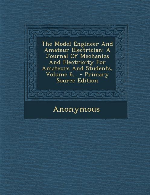 Front cover_The Model Engineer And Amateur Electrician