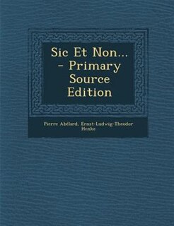 Sic Et Non...