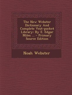 Couverture_The New Webster Dictionary And Complete Vest-pocket Library