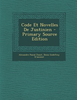 Front cover_Code Et Novelles De Justinien