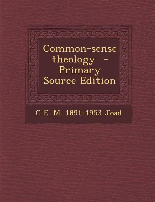 Common-sense theology