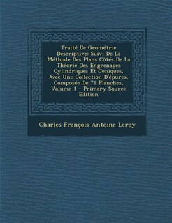 Front cover_Traité De Géométrie Descriptive
