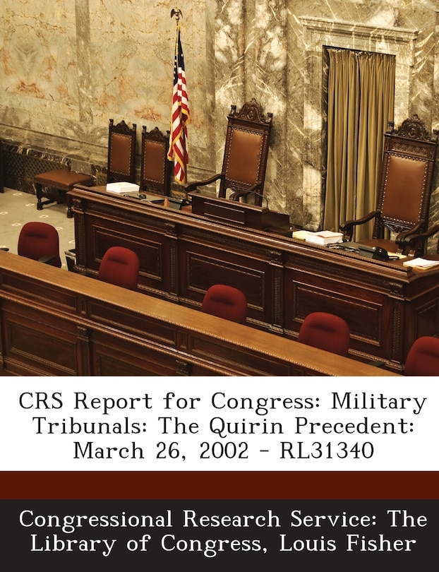 Front cover_CRS Report for Congress