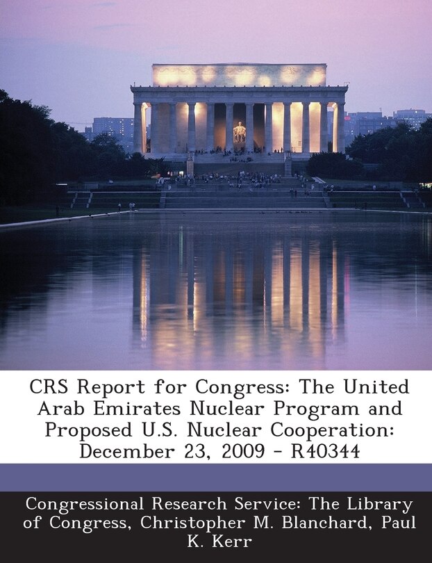 Front cover_Crs Report for Congress