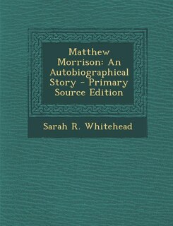 Front cover_Matthew Morrison