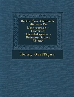 Couverture_Récits D'un Aéronaute