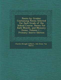 Front cover_Poems by Grades