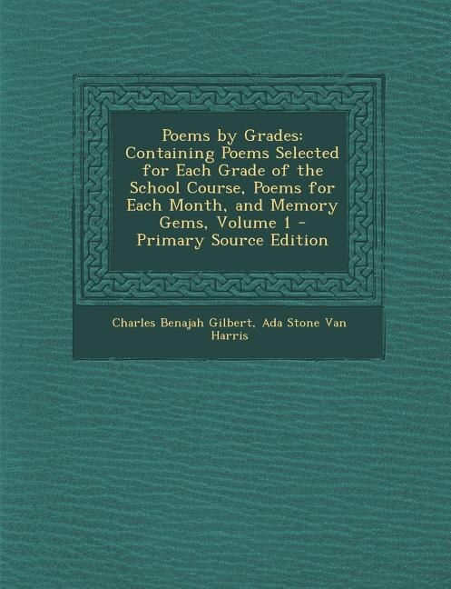 Front cover_Poems by Grades