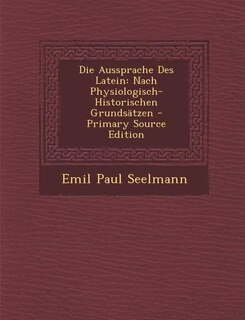 Couverture_Die Aussprache Des Latein