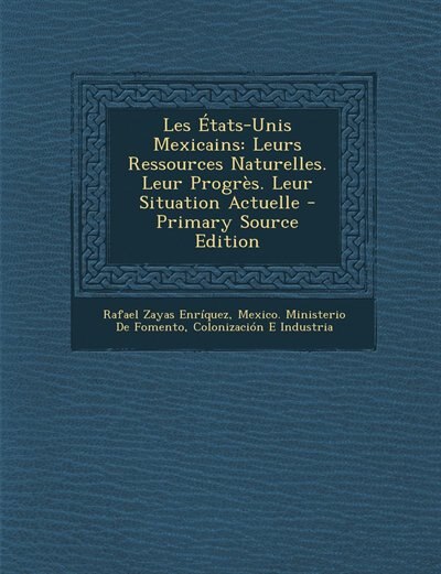 Couverture_Les États-Unis Mexicains
