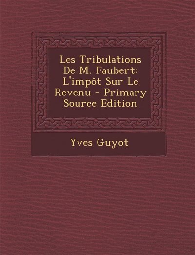 Couverture_Les Tribulations De M. Faubert