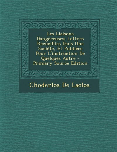 Couverture_Les Liaisons Dangereuses