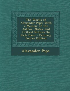 Front cover_The Works of Alexander Pope