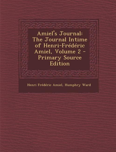Couverture_Amiel's Journal