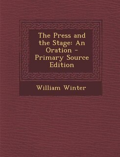 Front cover_The Press and the Stage
