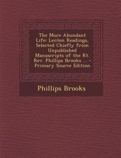 Couverture_The More Abundant Life