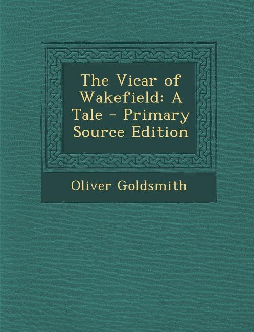 Couverture_The Vicar of Wakefield
