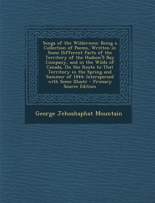 Couverture_Songs of the Wilderness
