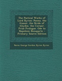 Couverture_The Poetical Works of Lord Byron