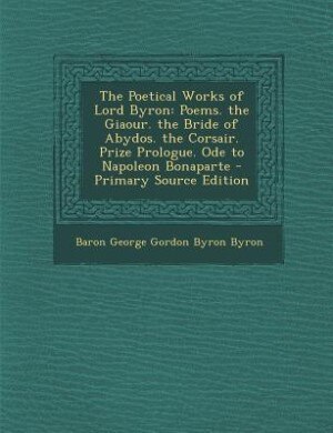 Couverture_The Poetical Works of Lord Byron