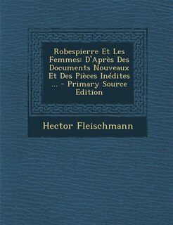 Front cover_Robespierre Et Les Femmes