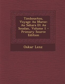 Couverture_Timbouctou, Voyage Au Maroc