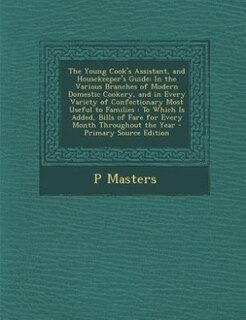 Couverture_The Young Cook's Assistant, and Housekeeper's Guide